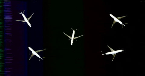 Spinning Airplanes GIF by Strange Process